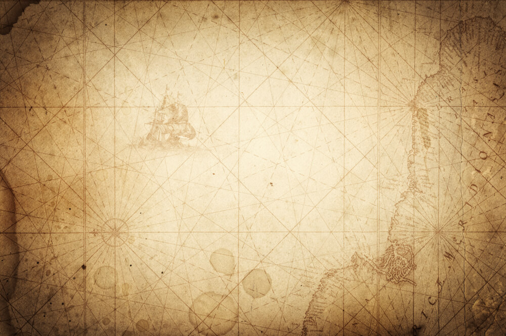 Fond Carte aux trésors Pirates